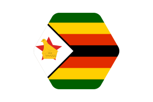 津巴布韦国旗矢量插图