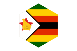 津巴布韦国旗六边形