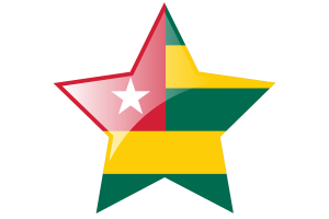 多哥国旗广场图标