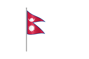 尼泊尔国旗剪贴画