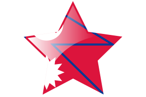 尼泊尔国旗星图标