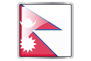 尼泊尔国旗广场图标