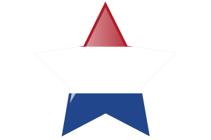 荷兰国旗星图标
