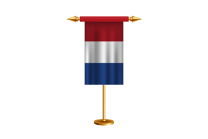 荷兰礼仪旗帜矢量免费
