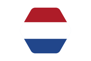 荷兰国旗矢量插图