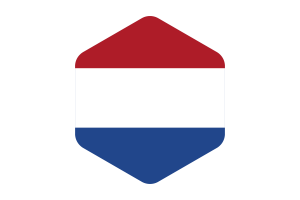 荷兰国旗圆形六边形
