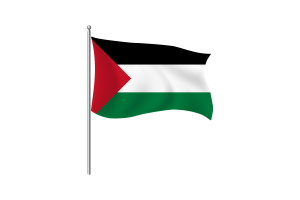 巴勒斯坦国旗剪贴画