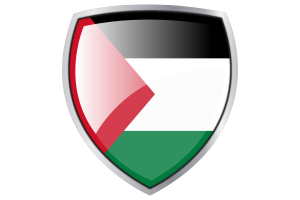 巴勒斯坦国旗库切纹章盾牌