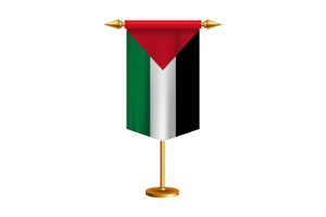 巴勒斯坦国旗插图与立场