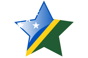 所罗门群岛国旗星图标