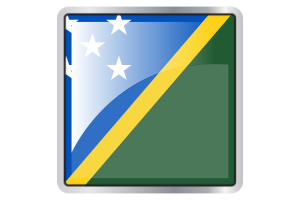 所罗门群岛国旗广场图标