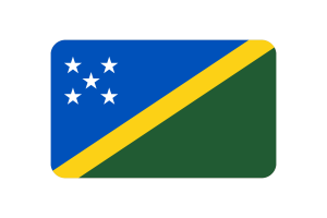 所罗门群岛国旗三角形圆形