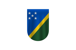 所罗门群岛国旗矢量免费下载 （SVG，PNG）