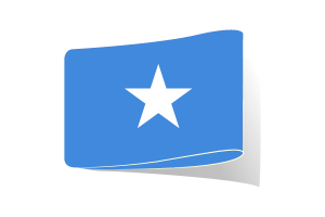 索马里国旗插图剪贴画