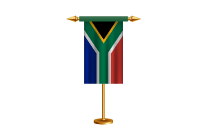南非礼仪旗帜矢量免费
