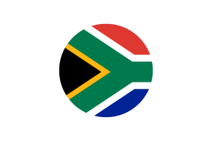南非国旗矢量免费下载