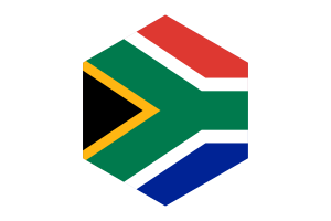 南非国旗六边形