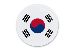 韩国国旗矢量艺术