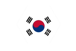 韩国国旗矢量免费|SVG 和 PNG