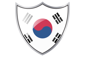 盾牌与韩国国旗