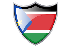 盾牌与南苏丹国旗