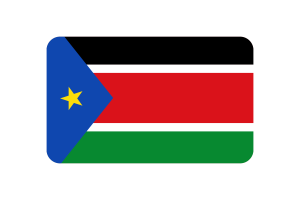 南苏丹国旗三角形圆形