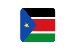 南苏丹国旗方形圆形