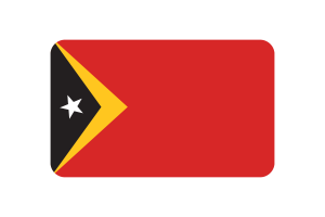 东帝汶国旗三角形圆形