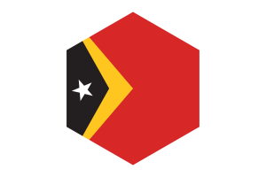 东帝汶国旗六边形