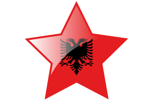 阿尔巴尼亚国旗星图标