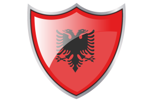 盾牌与阿尔巴尼亚国旗