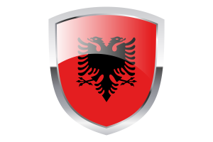 阿尔巴尼亚国旗剪贴画