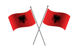 阿尔巴尼亚友谊旗帜
