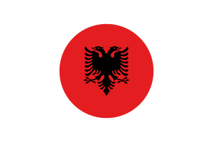 阿尔巴尼亚国旗矢量免费下载