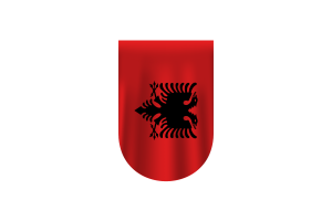 阿尔巴尼亚国旗矢量免费下载 （SVG，PNG）