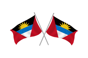 安提瓜和巴布达挥舞友谊旗帜