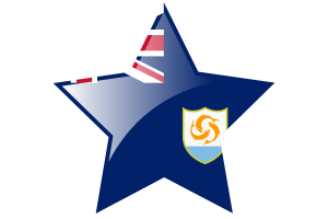 安圭拉旗帜星图标
