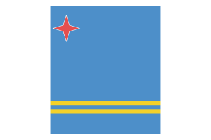 阿鲁巴旗帜（下载SVG，PNG）