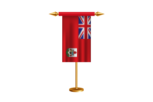百慕大礼仪旗帜矢量免费