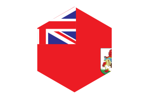 百慕大旗帜六边形