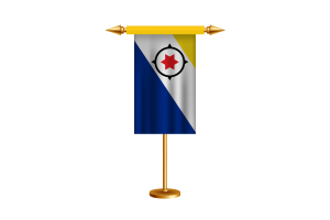 博内尔岛礼仪旗帜矢量免费