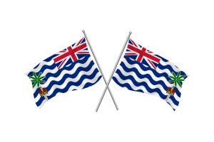 英属印度洋领地挥舞友谊旗帜