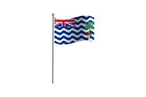 英属印度洋领地挥舞的旗帜