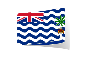 英属印度洋领地旗帜插图剪贴画
