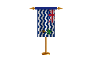 英属印度洋领地礼仪旗矢量免费