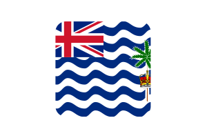 英属印度洋领地旗帜方形圆形