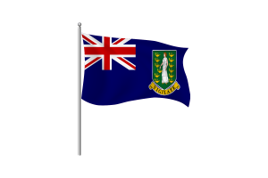英属维尔京群岛旗帜剪贴画