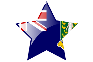 英属维尔京群岛旗帜星图标
