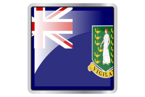 英属维尔京群岛旗帜广场图标