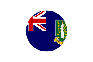 英属维尔京群岛旗帜矢量免费下载